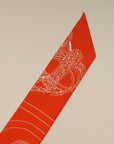 Hermes Tricolor Brides De Gala En Fleurs Twilly