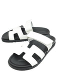 Hermes Blanc Chypre Sandals 36