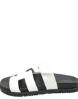 Hermes Blanc Chypre Sandals 36