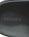 Hermes Noir Chypre Sandals 37.5
