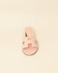 Hermes Beige Perlino Oasis Sandal 37