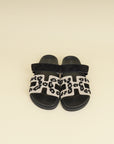 Hermes Bicolor Tufted Leopard Chypre Sandals 37-Hermes-THE CLOSET