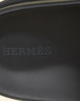 Hermes Bicolor Tufted Leopard Chypre Sandals 37-Hermes-THE CLOSET
