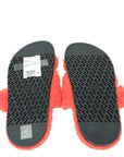 Hermes Orange Woolskin Chypre Sandal 37