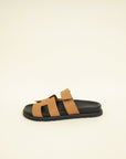 Hermes Gold Chypre Sandals (For Women) 38.5
