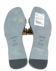 Hermes Tricolor Oran Leopard Sandal 38.5