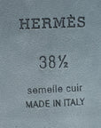 Hermes Tricolor Oran Leopard Sandal 38.5