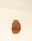 Hermes Gold Oran Sandal 38.5