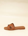 Hermes Gold Oran Sandal 38.5