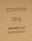 Hermes Gold Oran Sandal 38.5