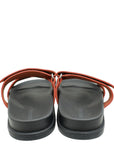 Hermes Marron Muscavado Chypre Goatskin Suede Sandal 38