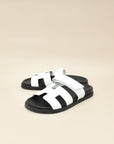 Hermes Blanc Chypre Sandal 38