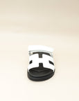 Hermes Blanc Chypre Sandal 38