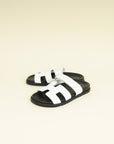 Hermes Blanc Chypre Sandal 38