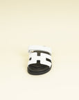 Hermes Blanc Chypre Sandal 38