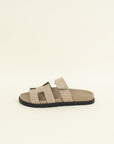 Hermes Beige Argile Chypre Suede Goatskin Sandal 38