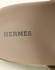 Hermes Beige Argile Chypre Suede Goatskin Sandal 38