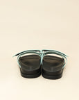 Hermes Bleu Brume Chypre Sandals 38