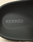 Hermes Bleu Brume Chypre Sandals 38