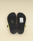 Hermes Bicolor Satin Crepe Chypre Sandals 38