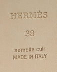 Hermes Bicolor Brides de Gala Oran Sandal 38