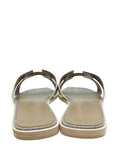 Hermes Ombre Oran Lizard Sandal 39