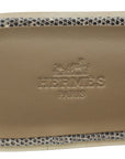 Hermes Ombre Oran Lizard Sandal 39