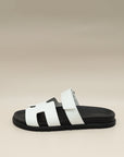 Hermes Blanc Chypre Sandal 40