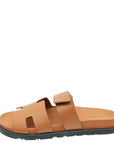 Hermes Marron Dore Chypre Sandal 41.5