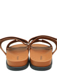 Hermes Marron Dore Chypre Sandal 41.5