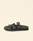 Hermes Black Chypre Sandals 41