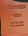 Hermes Noir Saga Loafers 42.5
