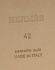 Hermes Gold Izmir Sandal 42