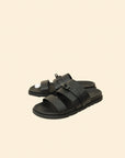 Hermes Noir Jackson Sandals 44