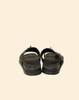 Hermes Noir Jackson Sandals 44