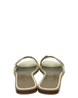 Hermes Vanille Matte Alligator Oran Sandal 37