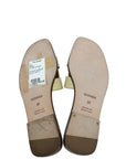 Hermes Vanille Matte Alligator Oran Sandal 37