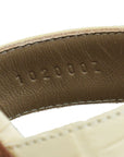 Hermes Vanille Matte Alligator Oran Sandal 37