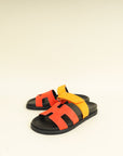 Hermes Bicolor Chypre Sandals 36