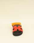 Hermes Bicolor Chypre Sandals 36