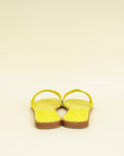 Hermes Cuir Jaune Oran Sandal 37.5