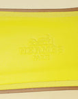 Hermes Cuir Jaune Oran Sandal 37.5