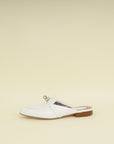 Hermes Blanc OZ Mules 37