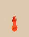 Hermes Orange Poppy Premiere 70 Sandal 37