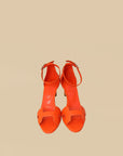 Hermes Orange Poppy Premiere 70 Sandal 37