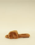 Hermes Naturel Oran Shearling Sandal 37