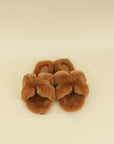 Hermes Naturel Oran Shearling Sandal 37