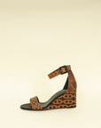 Hermes Bicolor Printed Acapulco Wedge Sandals 37