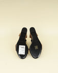 Hermes Bicolor Printed Acapulco Wedge Sandals 37