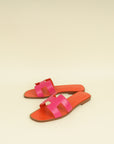 Hermes Bicolor Oran Sandal 37